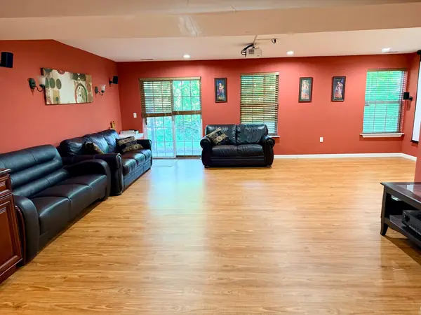 Finished walkout basement recreation room